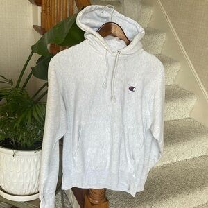 Champion Reverse Weave Classic Heather Gray Chunky Hoodie
